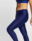 SUSTAINABLE MID WAIST LEGGINGS VASTUS - INDIGO
