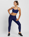 SUSTAINABLE SPORTS BRA INFRASPINATUS - INDIGO