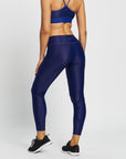SUSTAINABLE MID WAIST LEGGINGS VASTUS - INDIGO